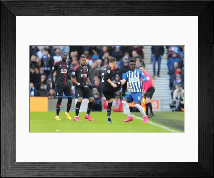 Framed Print : Brighton and Hove Albion vs. Crystal Palace: A Premier League Showdown at American Express Community Stadium (29 February 2020) Framed Print : Brighton and Hove Albion vs. Crystal Palace: A Premier League Showdown at American Express Community Stadium (29 February 2020)
