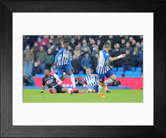 Framed Print : Brighton and Hove Albion vs. Crystal Palace: A Premier League Clash at American Express Community Stadium (February 29, 2020) Framed Print : Brighton and Hove Albion vs. Crystal Palace: A Premier League Clash at American Express Community Stadium (February 29, 2020)