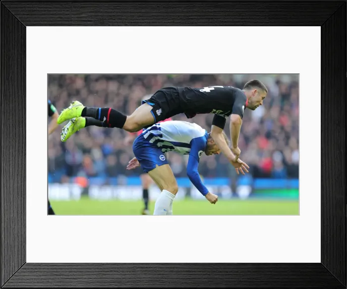 Framed Print : Brighton and Hove Albion vs. Crystal Palace: A Premier League Clash at American Express Community Stadium (29th February 2020)