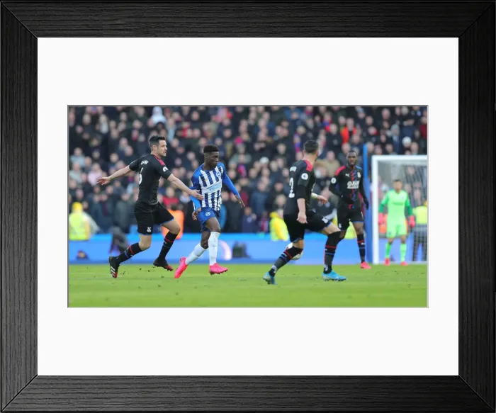 Framed Print : Brighton and Hove Albion vs. Crystal Palace: A Premier League Showdown at American Express Community Stadium (February 29, 2020) Framed Print : Brighton and Hove Albion vs. Crystal Palace: A Premier League Showdown at American Express Community Stadium (February 29, 2020)