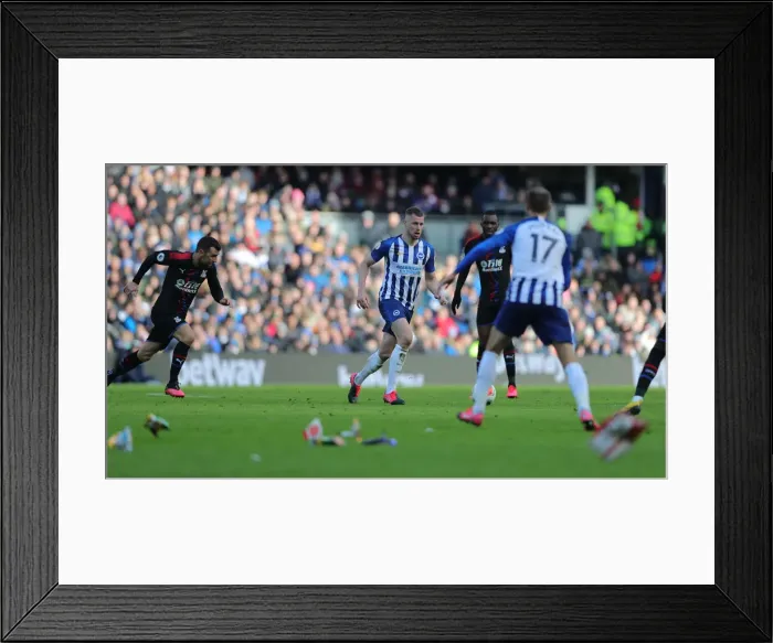 Framed Print : Brighton and Hove Albion vs. Crystal Palace: A Premier League Clash (29FEB20) Framed Print : Brighton and Hove Albion vs. Crystal Palace: A Premier League Clash (29FEB20)