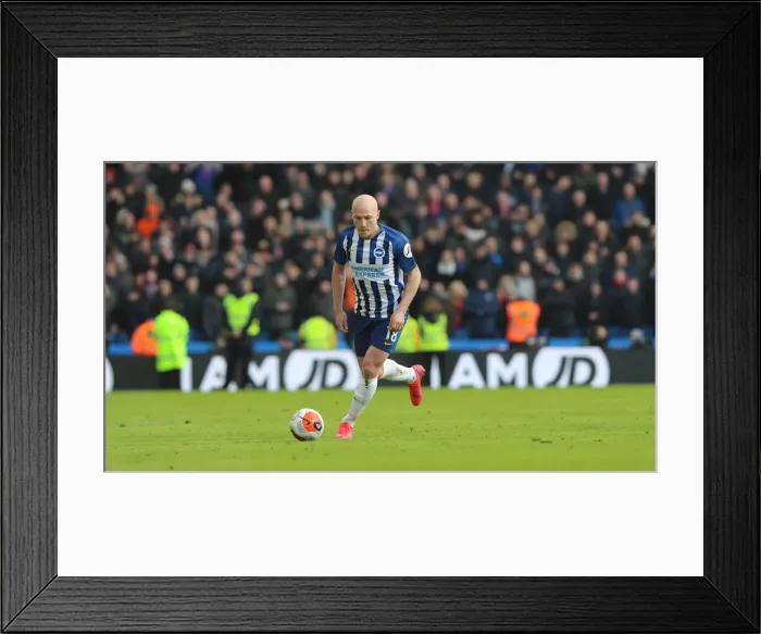 Framed Print : Brighton and Hove Albion vs. Crystal Palace: A Premier League Showdown at American Express Community Stadium (29.02.20)