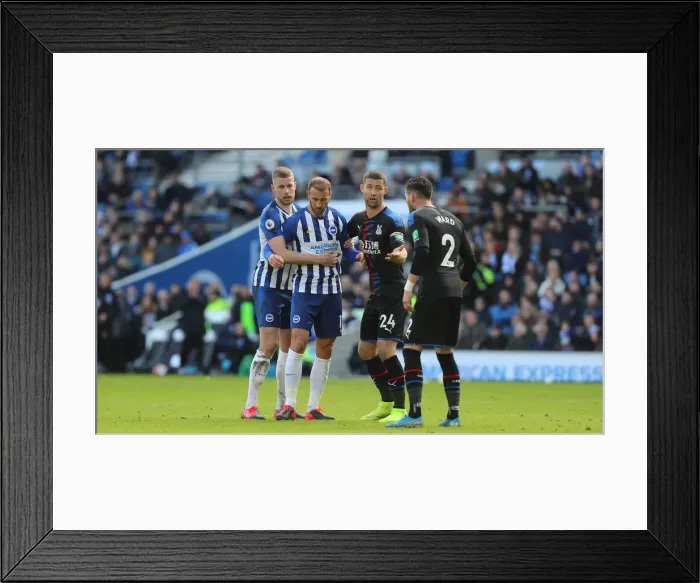 Framed Print : Brighton and Hove Albion vs. Crystal Palace: A Premier League Clash at the American Express Community Stadium (29FEB20) Framed Print : Brighton and Hove Albion vs. Crystal Palace: A Premier League Clash at the American Express Community Stadium (29FEB20)