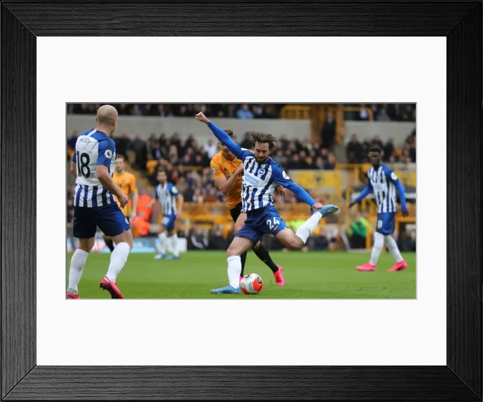 Framed Print : Molineux Showdown: Premier League Battle between Wolverhampton Wanderers and Brighton & Hove Albion (07MAR20)