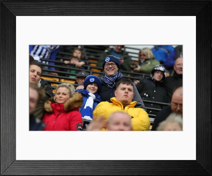 Framed Print : Molineux Showdown: Premier League Battle between Wolverhampton Wanderers and Brighton & Hove Albion (07MAR20)