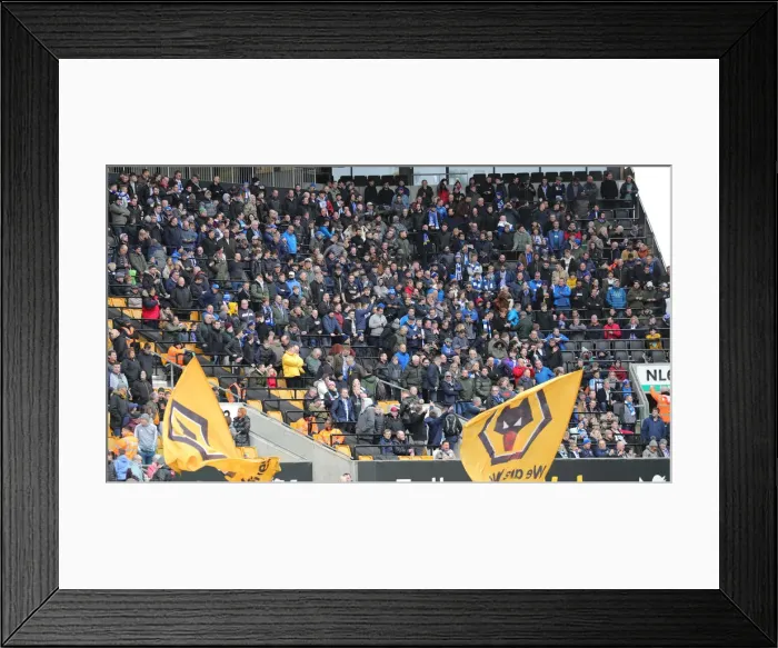 Framed Print : Molineux Showdown: Premier League Battle between Wolverhampton Wanderers and Brighton & Hove Albion (07MAR20) Framed Print : Molineux Showdown: Premier League Battle between Wolverhampton Wanderers and Brighton & Hove Albion (07MAR20)