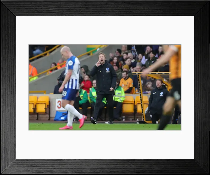 Framed Print : Molineux Showdown: Premier League Battle between Wolverhampton Wanderers and Brighton & Hove Albion (07MAR20) Framed Print : Molineux Showdown: Premier League Battle between Wolverhampton Wanderers and Brighton & Hove Albion (07MAR20)