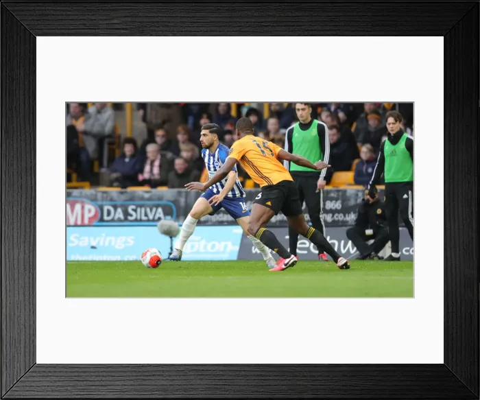Framed Print : Molineux Showdown: Premier League Battle between Wolverhampton Wanderers and Brighton & Hove Albion (07MAR20) Framed Print : Molineux Showdown: Premier League Battle between Wolverhampton Wanderers and Brighton & Hove Albion (07MAR20)