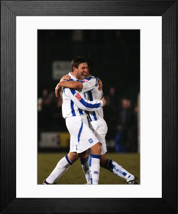 Framed Print : Brighton & Hove Albion vs Brentford: A Look Back at the 2009-10 Home Matches (Brentford Gallery)
