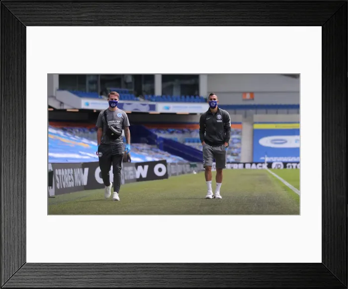 Framed Print : Brighton and Hove Albion vs. Arsenal: Premier League Showdown at American Express Community Stadium (June 2020) Framed Print : Brighton and Hove Albion vs. Arsenal: Premier League Showdown at American Express Community Stadium (June 2020)