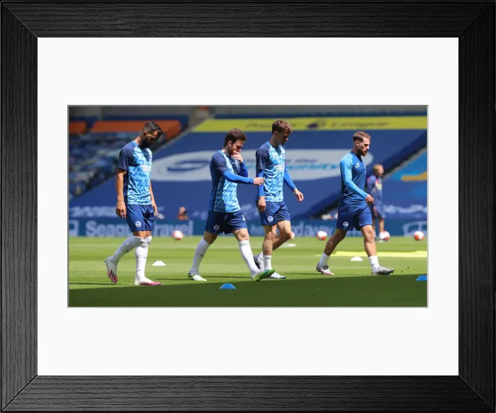 Framed Print : Brighton and Hove Albion vs Arsenal: Premier League Showdown at American Express Community Stadium (June 2020) Framed Print : Brighton and Hove Albion vs Arsenal: Premier League Showdown at American Express Community Stadium (June 2020)