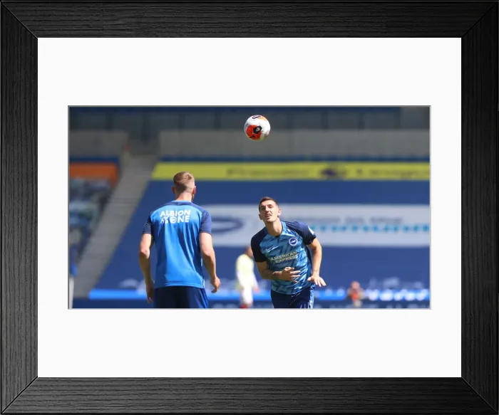 Framed Print : Brighton and Hove Albion vs. Arsenal: Premier League Showdown at American Express Community Stadium (20JUN20) Framed Print : Brighton and Hove Albion vs. Arsenal: Premier League Showdown at American Express Community Stadium (20JUN20)