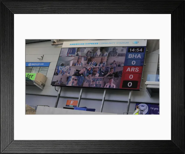 Framed Print : Brighton and Hove Albion vs Arsenal: Premier League Showdown at American Express Community Stadium (20JUN20) Framed Print : Brighton and Hove Albion vs Arsenal: Premier League Showdown at American Express Community Stadium (20JUN20)