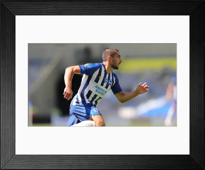 Framed Print : Brighton and Hove Albion vs. Arsenal: Premier League Showdown at American Express Community Stadium (June 2020)