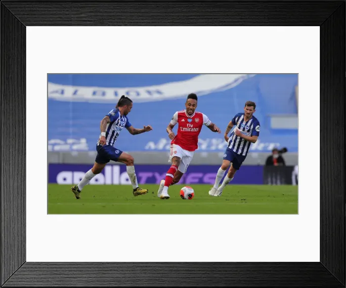 Framed Print : Brighton and Hove Albion vs. Arsenal: Premier League Showdown at American Express Community Stadium (June 2020) Framed Print : Brighton and Hove Albion vs. Arsenal: Premier League Showdown at American Express Community Stadium (June 2020)