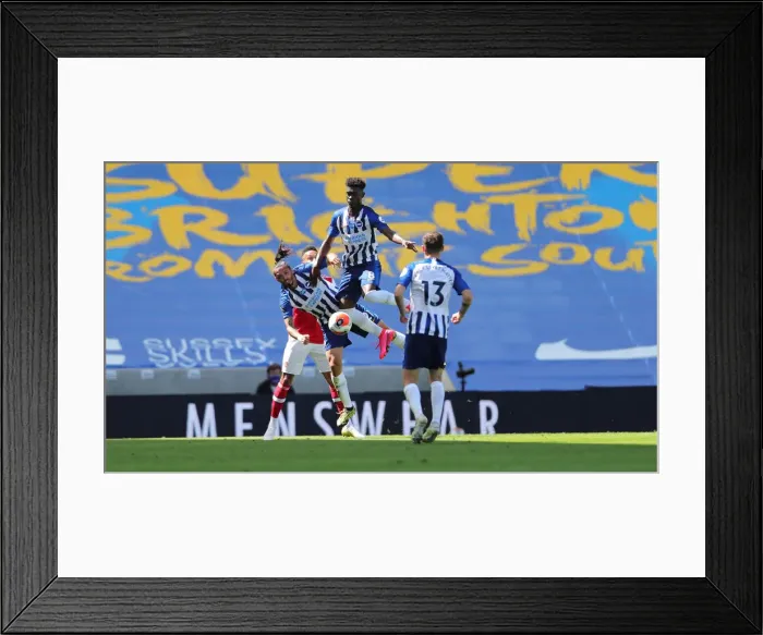 Framed Print : Brighton and Hove Albion vs Arsenal: Premier League Showdown at American Express Community Stadium (June 2020) Framed Print : Brighton and Hove Albion vs Arsenal: Premier League Showdown at American Express Community Stadium (June 2020)