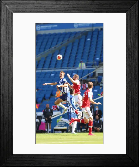 Framed Print : Brighton and Hove Albion vs Arsenal: Premier League Showdown at American Express Community Stadium (20JUN20) Framed Print : Brighton and Hove Albion vs Arsenal: Premier League Showdown at American Express Community Stadium (20JUN20)