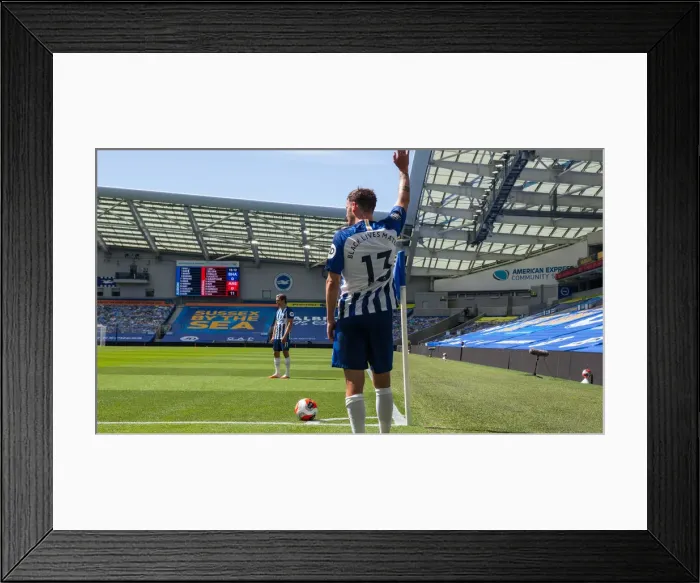 Framed Print : Brighton and Hove Albion vs Arsenal: Premier League Showdown at American Express Community Stadium (June 2020) Framed Print : Brighton and Hove Albion vs Arsenal: Premier League Showdown at American Express Community Stadium (June 2020)