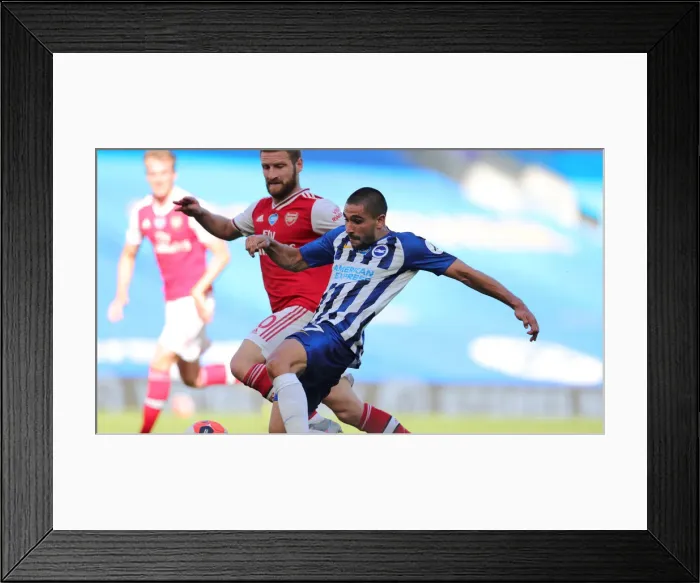 Framed Print : Brighton & Hove Albion vs. Arsenal: Premier League Showdown at American Express Community Stadium (20JUN20) Framed Print : Brighton & Hove Albion vs. Arsenal: Premier League Showdown at American Express Community Stadium (20JUN20)