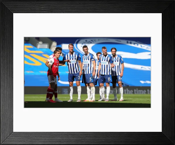Framed Print : Brighton and Hove Albion vs. Arsenal: Premier League Showdown at American Express Community Stadium (June 2020) Framed Print : Brighton and Hove Albion vs. Arsenal: Premier League Showdown at American Express Community Stadium (June 2020)