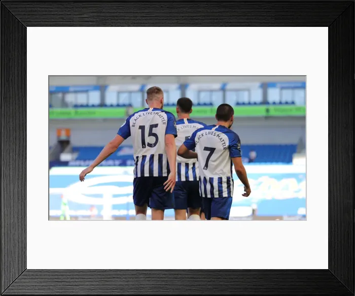 Framed Print : Brighton and Hove Albion vs. Arsenal: Premier League Showdown at American Express Community Stadium (June 2020) Framed Print : Brighton and Hove Albion vs. Arsenal: Premier League Showdown at American Express Community Stadium (June 2020)