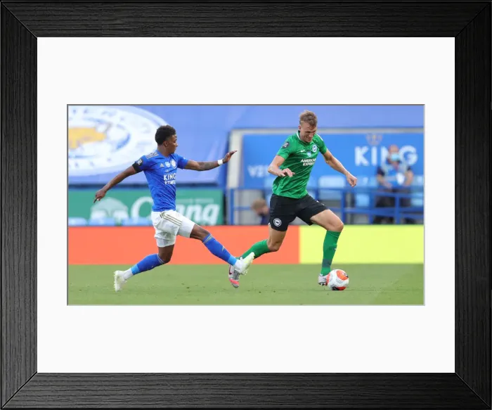 Framed Print : Premier League Showdown: Leicester City vs. Brighton and Hove Albion at Kingpower Stadium (23JUN20)