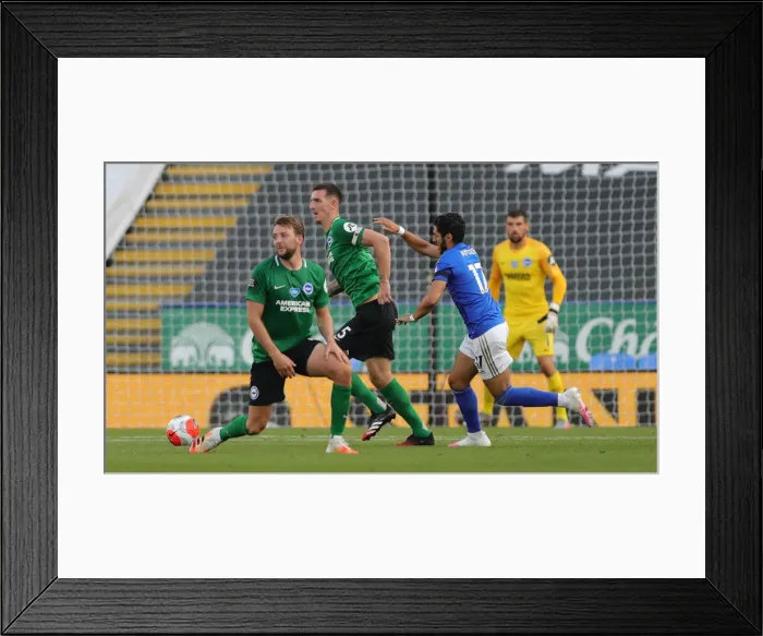 Framed Print : Premier League Showdown: Leicester City vs. Brighton & Hove Albion at Kingpower Stadium (23JUN20) Framed Print : Premier League Showdown: Leicester City vs. Brighton & Hove Albion at Kingpower Stadium (23JUN20)