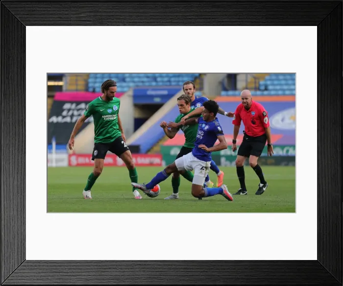 Framed Print : Premier League Showdown: Leicester City vs. Brighton and Hove Albion at Kingpower Stadium (23JUN20) Framed Print : Premier League Showdown: Leicester City vs. Brighton and Hove Albion at Kingpower Stadium (23JUN20)