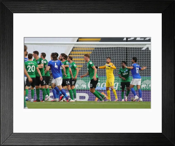 Framed Print : Premier League Showdown: Leicester City vs. Brighton & Hove Albion at Kingpower Stadium (23JUN20) Framed Print : Premier League Showdown: Leicester City vs. Brighton & Hove Albion at Kingpower Stadium (23JUN20)