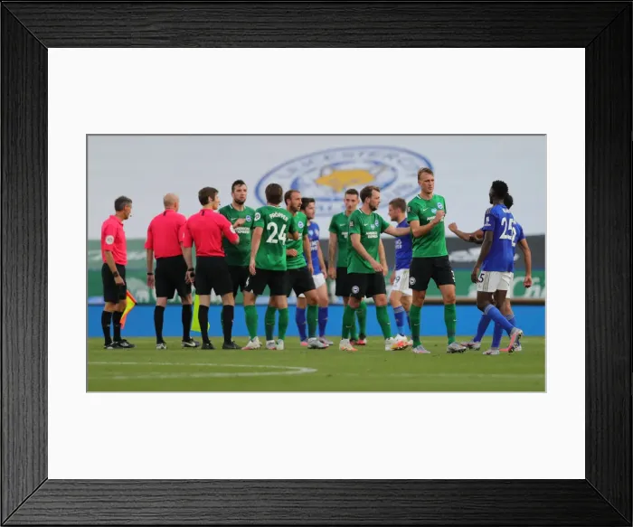 Framed Print : Premier League Showdown: Leicester City vs. Brighton and Hove Albion at Kingpower Stadium (23JUN20) Framed Print : Premier League Showdown: Leicester City vs. Brighton and Hove Albion at Kingpower Stadium (23JUN20)