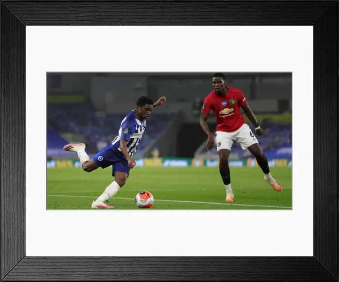 Framed Print : Brighton and Hove Albion vs Manchester United: Premier League Showdown at American Express Community Stadium (30JUN20) Framed Print : Brighton and Hove Albion vs Manchester United: Premier League Showdown at American Express Community Stadium (30JUN20)