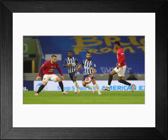 Framed Print : Brighton and Hove Albion vs Manchester United: Premier League Showdown at American Express Community Stadium (30JUN20) Framed Print : Brighton and Hove Albion vs Manchester United: Premier League Showdown at American Express Community Stadium (30JUN20)