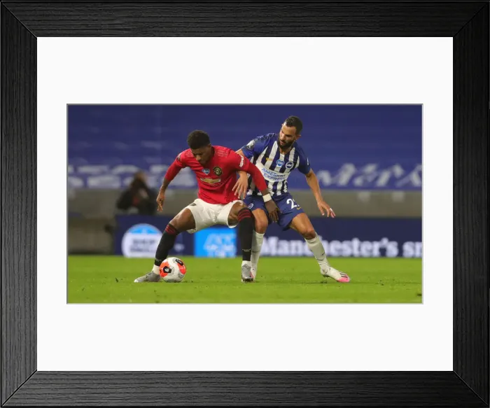 Framed Print : Brighton and Hove Albion vs Manchester United: Premier League Showdown at American Express Community Stadium (30JUN20) Framed Print : Brighton and Hove Albion vs Manchester United: Premier League Showdown at American Express Community Stadium (30JUN20)