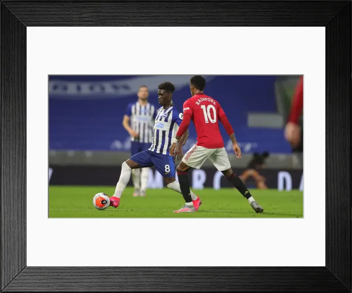 Framed Print : Brighton and Hove Albion vs Manchester United: Premier League Showdown at American Express Community Stadium (30JUN20)