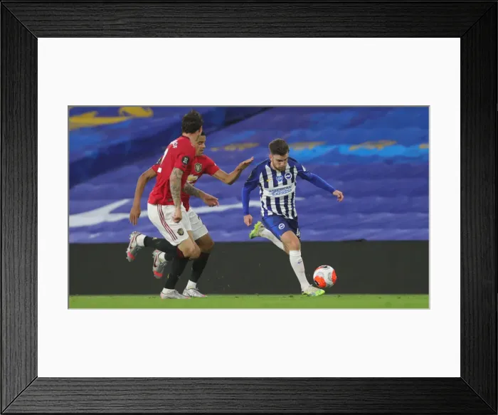 Framed Print : Brighton and Hove Albion vs Manchester United: Premier League Showdown at American Express Community Stadium (30JUN20)
