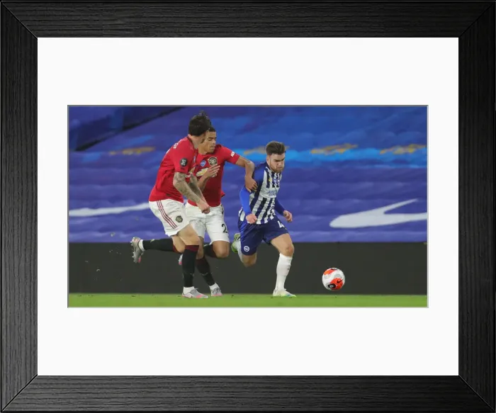 Framed Print : Brighton and Hove Albion vs Manchester United: Premier League Showdown at American Express Community Stadium (30JUN20)