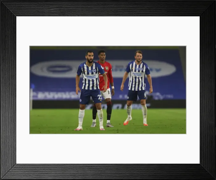 Framed Print : Brighton and Hove Albion vs Manchester United: Premier League Showdown at American Express Community Stadium (30JUN20)