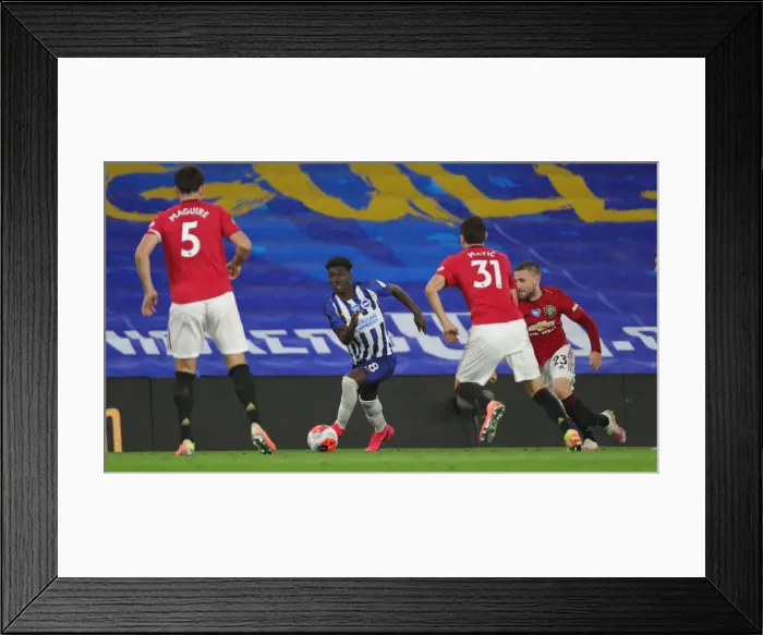 Framed Print : Premier League Showdown: Brighton & Hove Albion vs Manchester United (30JUN20) Framed Print : Premier League Showdown: Brighton & Hove Albion vs Manchester United (30JUN20)