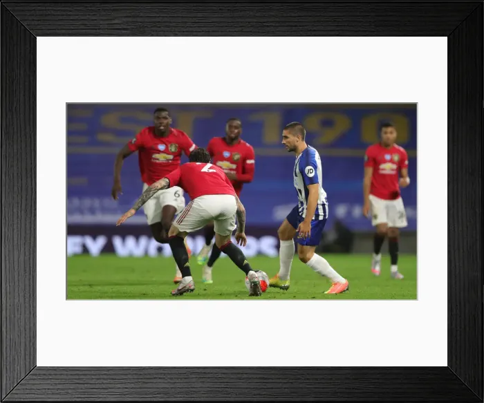 Framed Print : Brighton and Hove Albion vs Manchester United: Premier League Showdown at American Express Community Stadium (30JUN20)