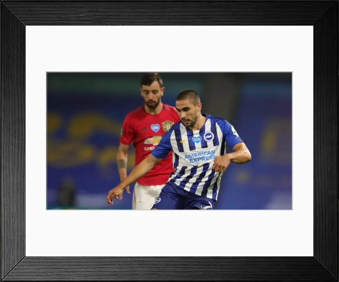 Framed Print : Brighton and Hove Albion vs Manchester United: Premier League Showdown at American Express Community Stadium (30JUN20)