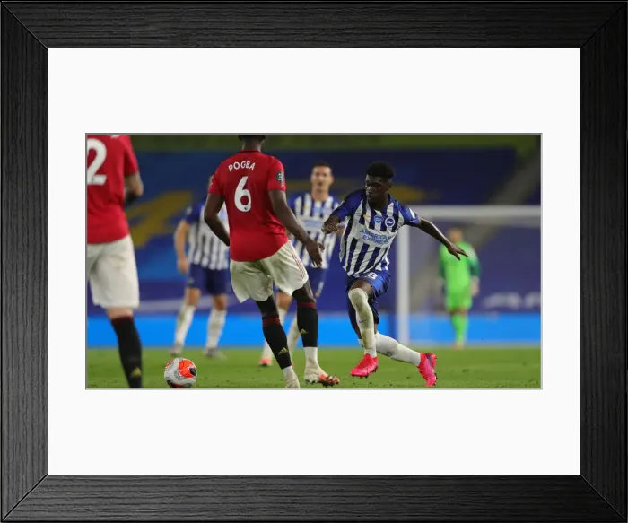 Framed Print : Brighton and Hove Albion vs Manchester United: Premier League Showdown at American Express Community Stadium (30JUN20) Framed Print : Brighton and Hove Albion vs Manchester United: Premier League Showdown at American Express Community Stadium (30JUN20)