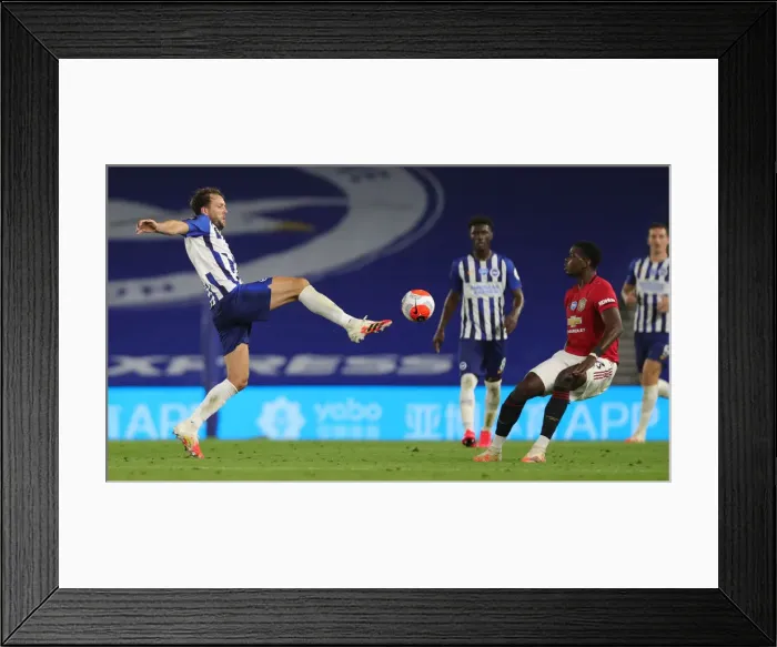 Framed Print : Brighton and Hove Albion vs Manchester United: Premier League Showdown at American Express Community Stadium (30JUN20) Framed Print : Brighton and Hove Albion vs Manchester United: Premier League Showdown at American Express Community Stadium (30JUN20)