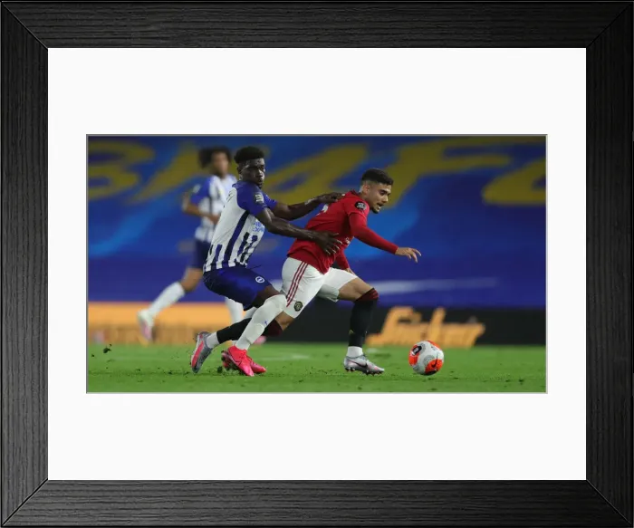 Framed Print : Brighton and Hove Albion vs Manchester United: Premier League Showdown at American Express Community Stadium (30JUN20)