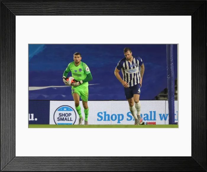 Framed Print : Brighton and Hove Albion vs Manchester United: Premier League Showdown at American Express Community Stadium (30JUN20)