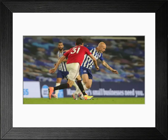 Framed Print : Brighton and Hove Albion vs Manchester United: Premier League Showdown at American Express Community Stadium (30JUN20)