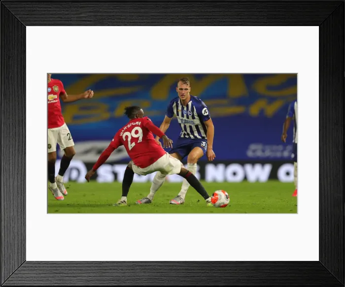 Framed Print : Brighton and Hove Albion vs Manchester United: Premier League Showdown at American Express Community Stadium (30JUN20)