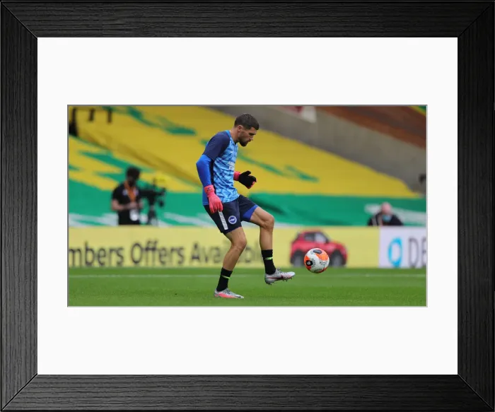 Framed Print : Norwich City v Brighton and Hove Albion Premier League 04JUL2020 Framed Print : Norwich City v Brighton and Hove Albion Premier League 04JUL2020