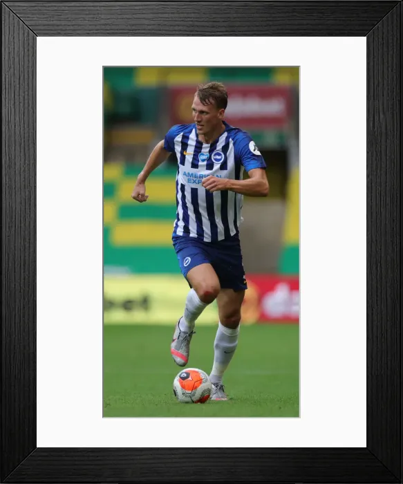 Framed Print : Premier League Showdown: Norwich City vs. Brighton & Hove Albion at Carrow Road (04JUL20)