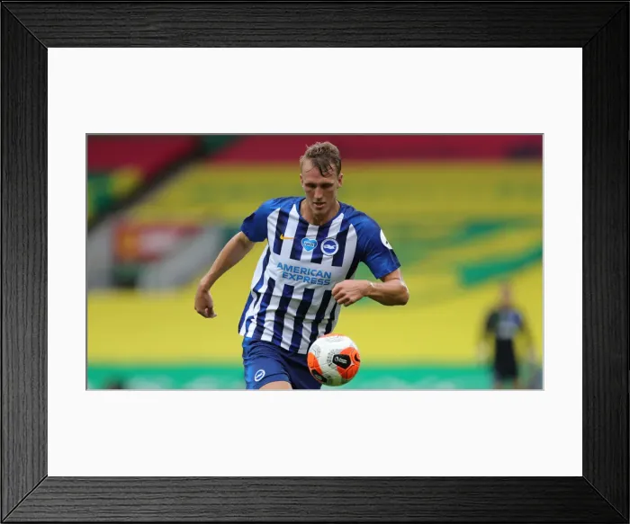 Framed Print : Premier League Showdown: Norwich City vs. Brighton & Hove Albion at Carrow Road (04JUL20)