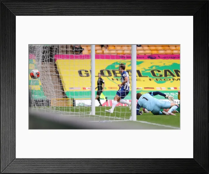 Framed Print : July Showdown: Norwich City vs. Brighton & Hove Albion in Premier League Action Framed Print : July Showdown: Norwich City vs. Brighton & Hove Albion in Premier League Action